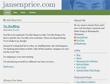 Tablet Screenshot of jansenprice.com
